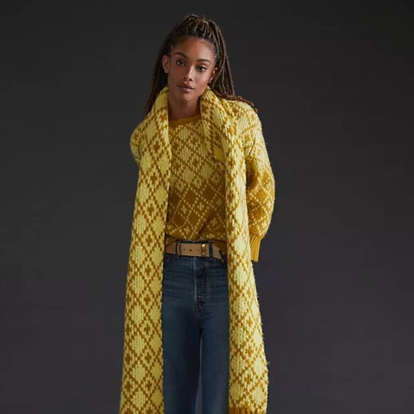 ANTHROPOLOGIE | Maeve | Chunky Wool Blend Sigfried Sweater | NWT - Picture 5 of 10